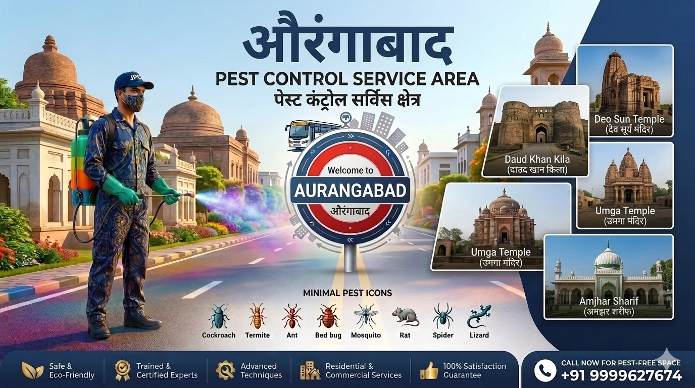 Looking for safe and effective pest control in Aurangabad, Bihar? Laxmi Pest Control offers termite, cockroach, mosquito, and rodent control services at affordable prices. Call +91 9999627674 today.